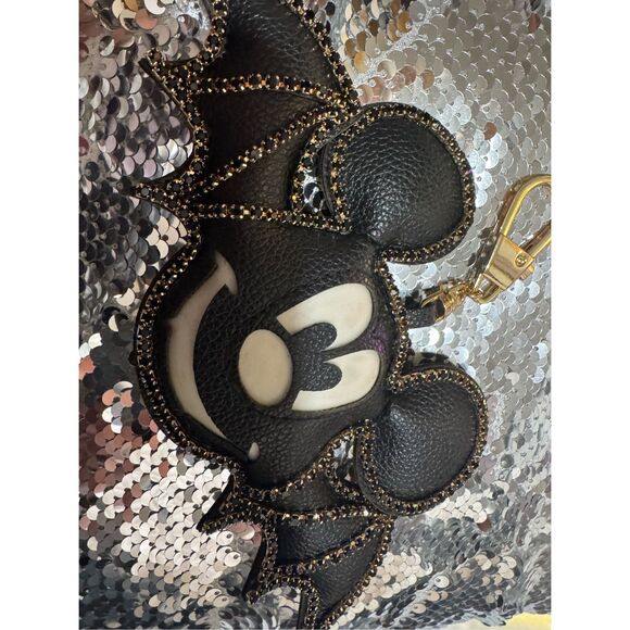 Baublebar Disney Mickey mouse holiday puff bat Halloween bag charm/keychain - Picture 7 of 10